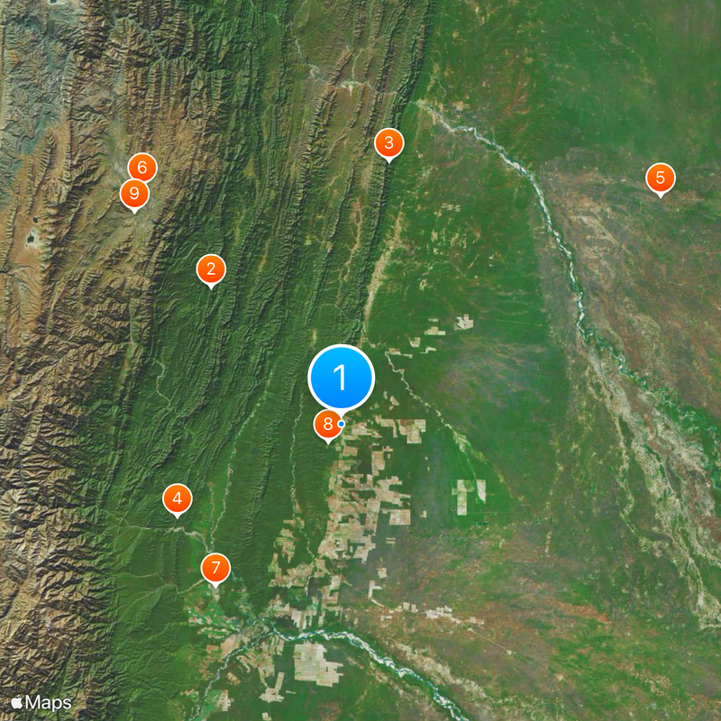 Tartagal Map