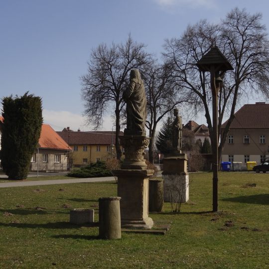 Statue of Virgin Mary in Maleč
