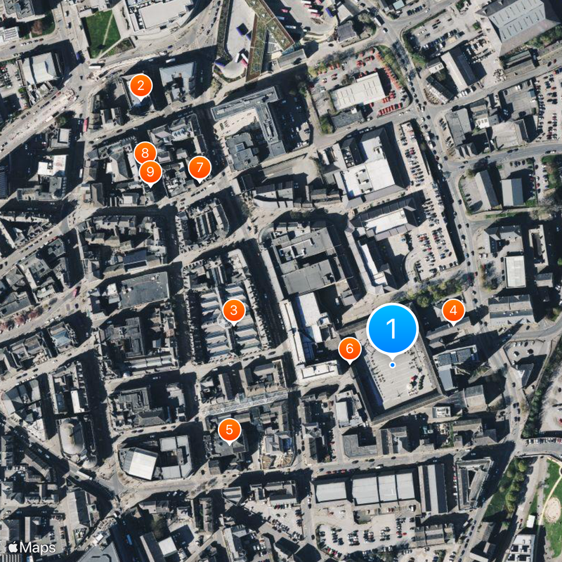 Halifax Piece Hall Mapa