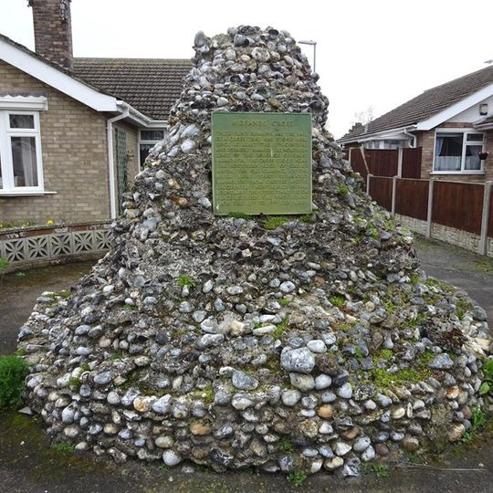 Midsands Cross on Crosstead road
