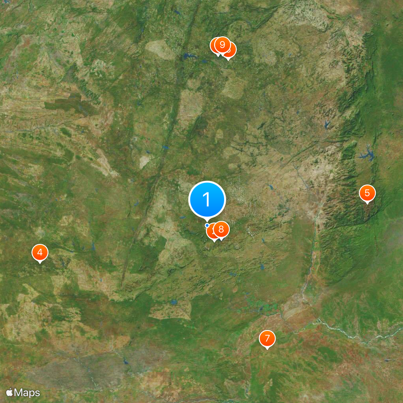 Masvingo Map