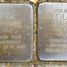 Stolperstein em memória de Toni (Thekla) Gabriel