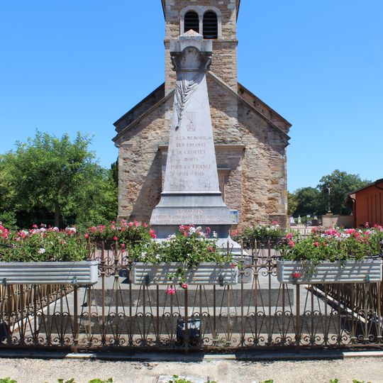 War memorial of Crottet