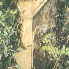 Milepost, Edgarley Road near Havyatt