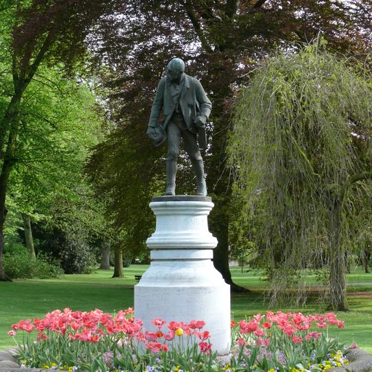 Statue of Théodore Baron by Charles Van der Stappen in Namur
