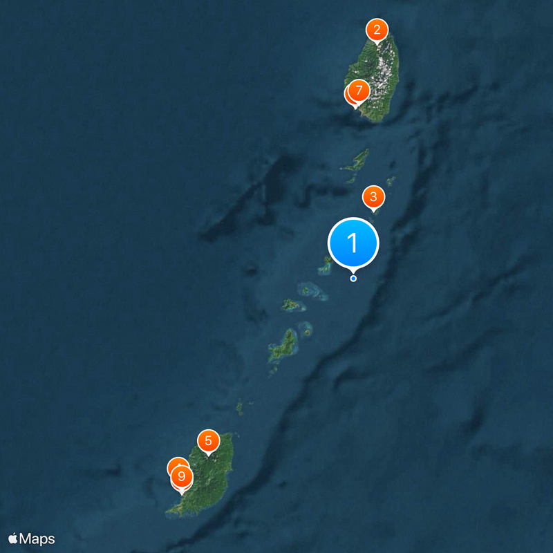 Grenadines Map