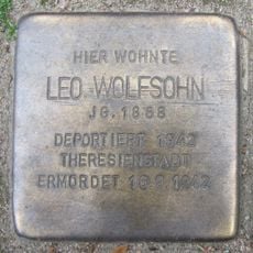 Stolperstein en memoria de Leo Wolfsohn