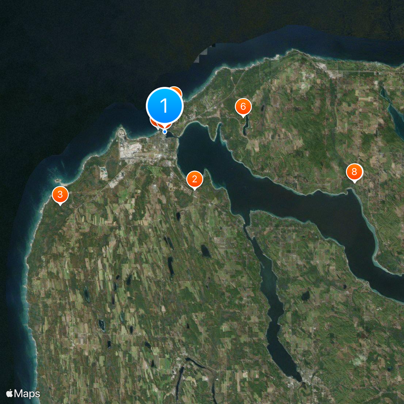 Charlevoix Mapa