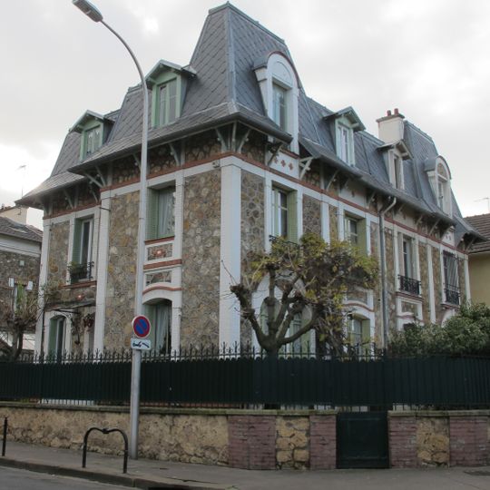 Maison jumelée, rue Jean Moulin, Courbevoie