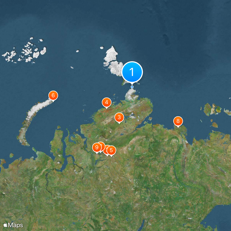 Cap Tcheliouskine Carte