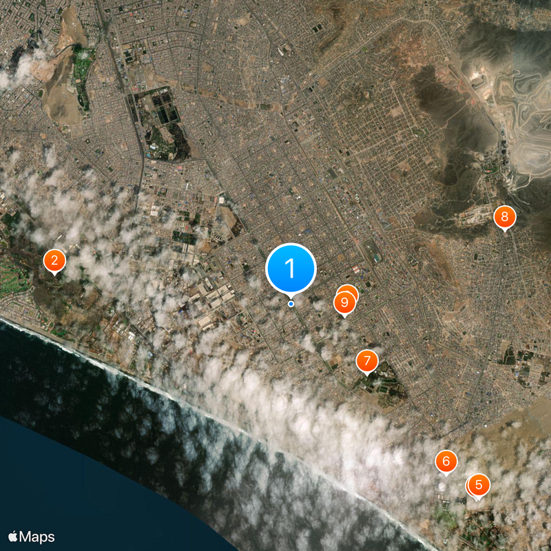 Distrito de Villa El Salvador Mapa