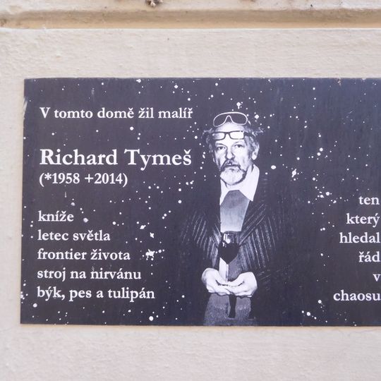 Plaque of Richard Tymeš