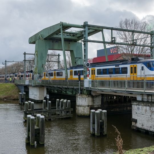 Spoorbrug over het Noordhollandsch Kanaal