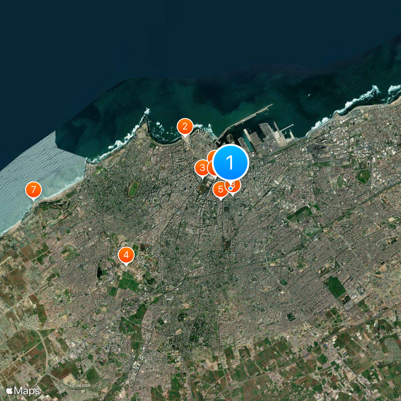 Casablanca Prefecture Map