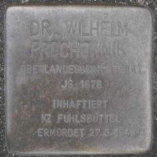 Stolperstein en memoria de Wilhelm Prochownik