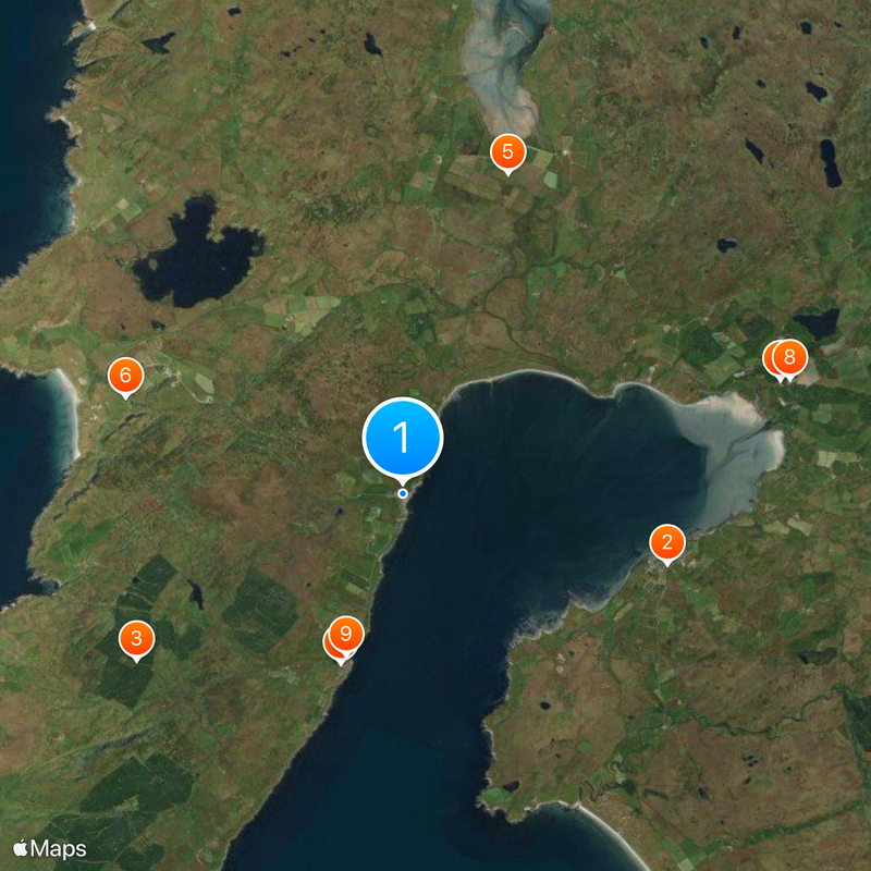Bruichladdich Mapa