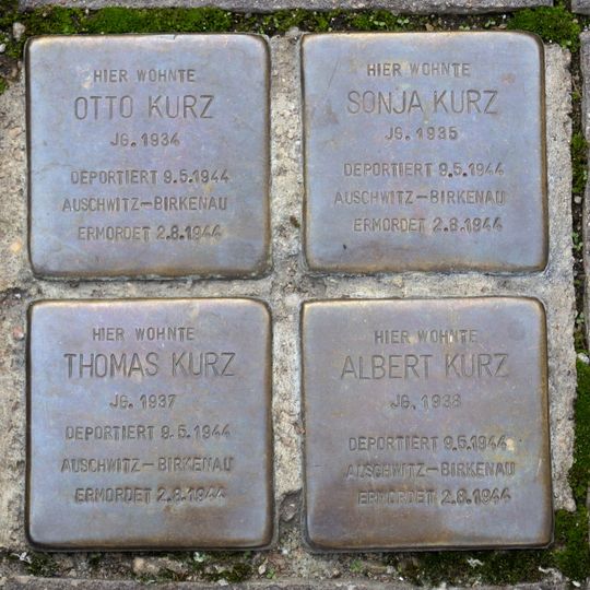 Stolperstein en memoria de Sonja Kurz