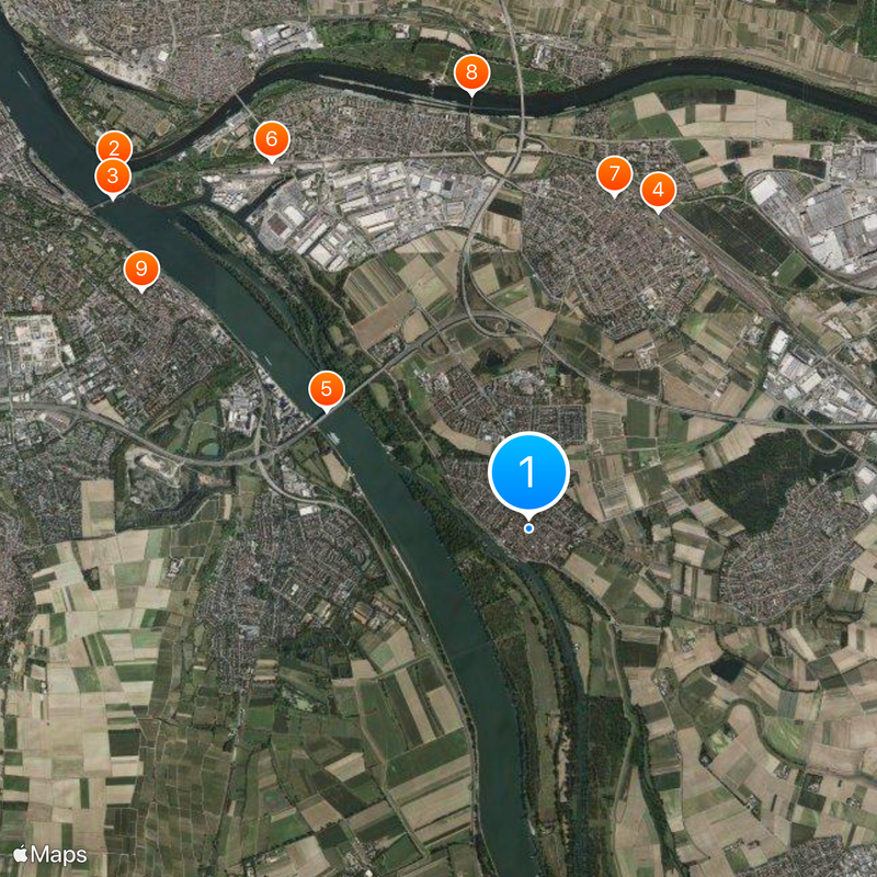 Ginsheim-Gustavsburg Mappa