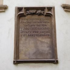 Plaque to Václav Bayer