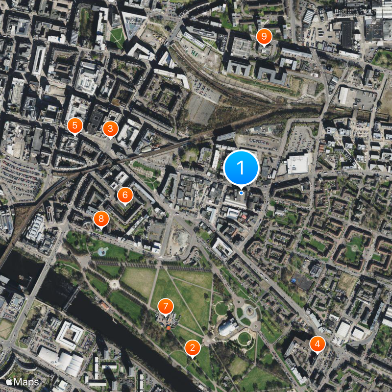 Barrowland Ballroom Mapa