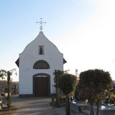 Chapel at catholic cemetery in Waniewo