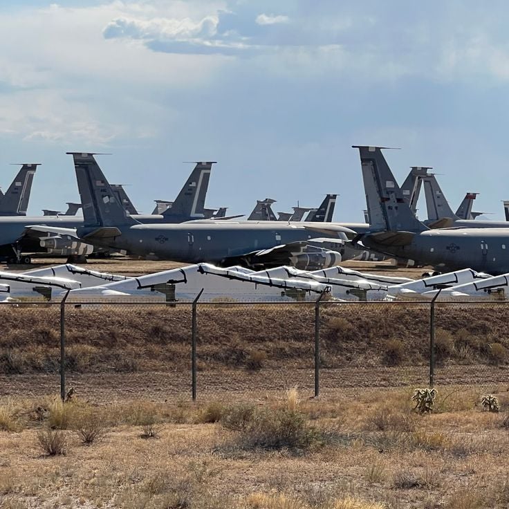 Cmentarzysko lotnicze na pustyni Sonora