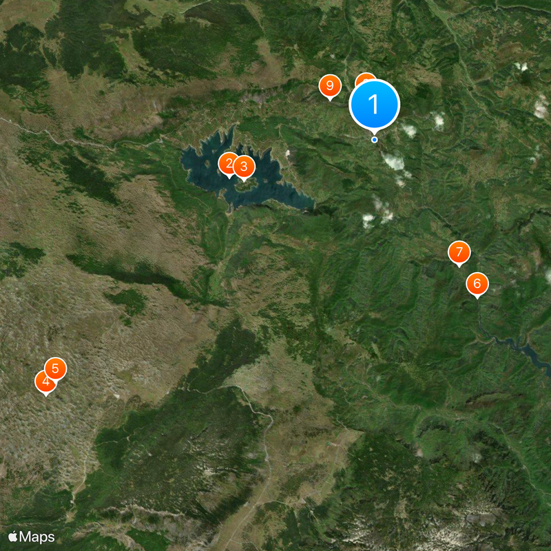 Prozor-Rama Map