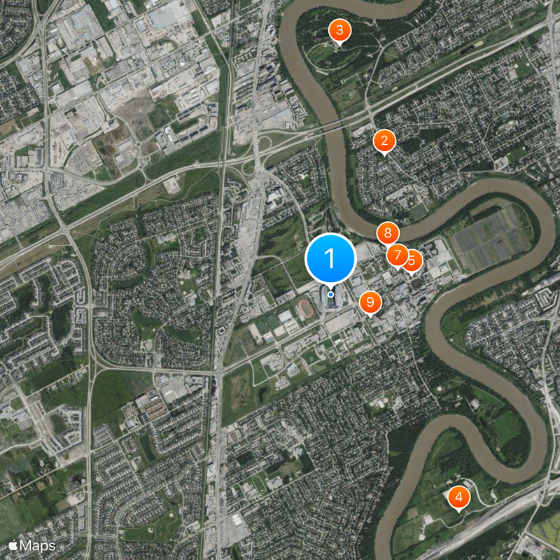 Princess Auto Stadium Map