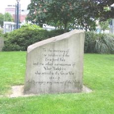 Bradford Pals WWI Memorial Stone