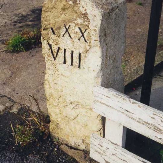Milestone, Brenchley Road, by Milestone Cottage, W end of village