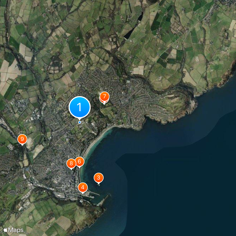 Snaefell Mountain Course Carte