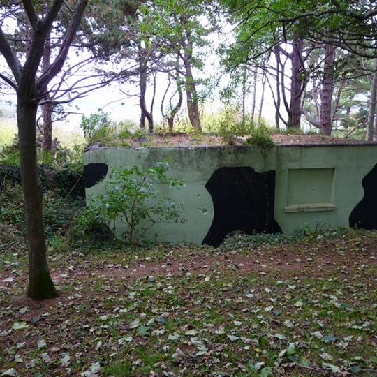 World War II Emergency Coastal Battery and remains of a Victorian practice battery, at Battery Gardens