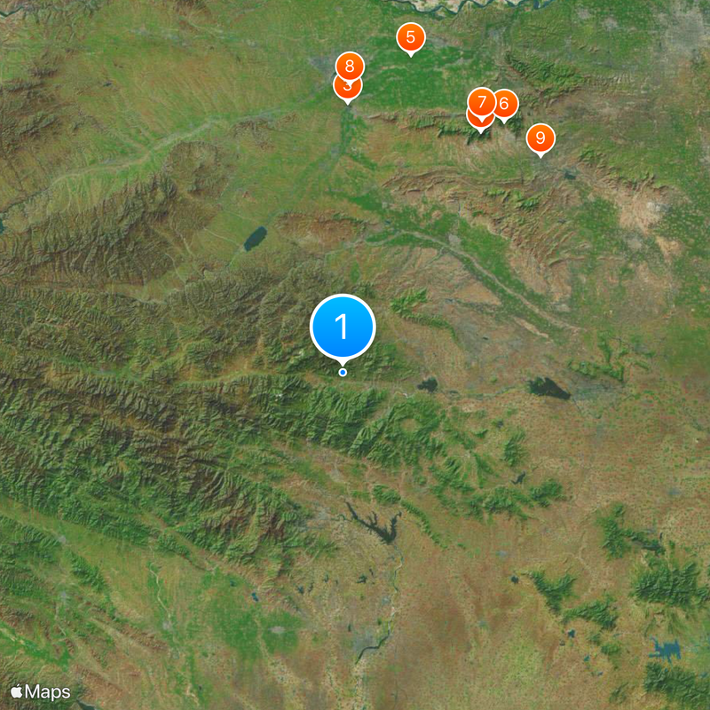 Bouddha du Temple du Printemps Carte