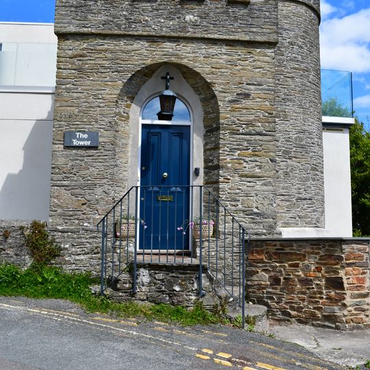 Former Look Out Tower Incorporated With Tower House At Corner Of Newton Road