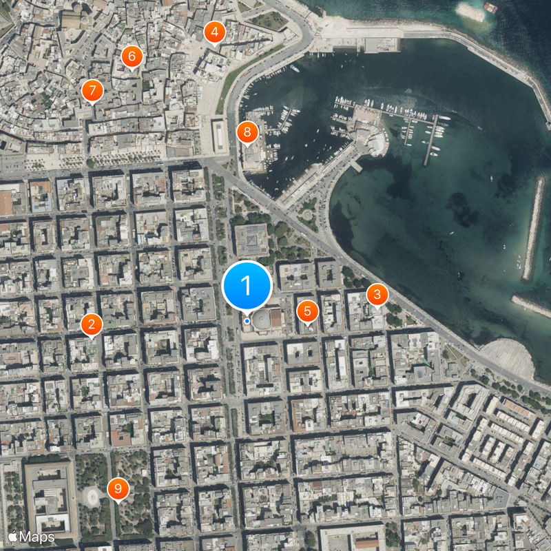 Teatro Petruzzelli Mapa