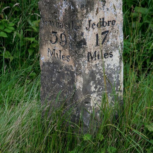 Milestone Circa 100 Yards North-West Of Low Byrness