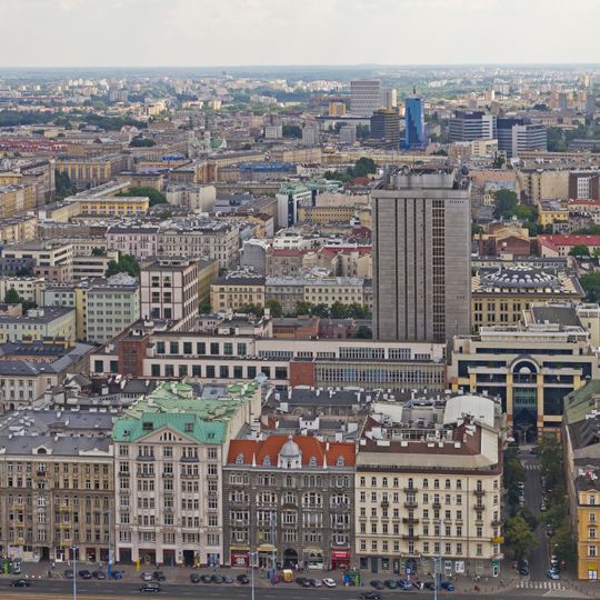 Zespół budowlany w kwartale ulic: Aleje Jerozolimskie - Poznańska - Nowogrodzka - Pankiewicza