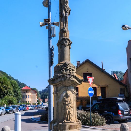 Wayside cross in Brandýs nad Orlicí