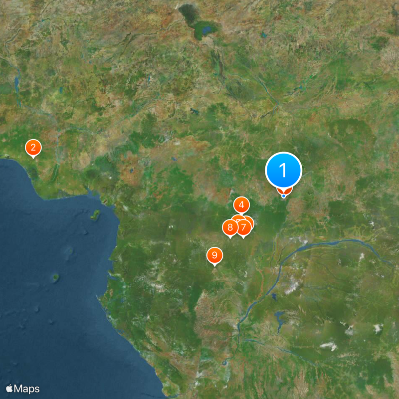 Bangui M'Poko International Airport Map