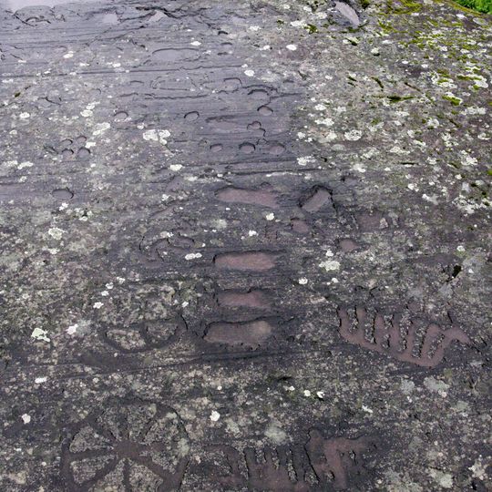 Flyhov hällristning