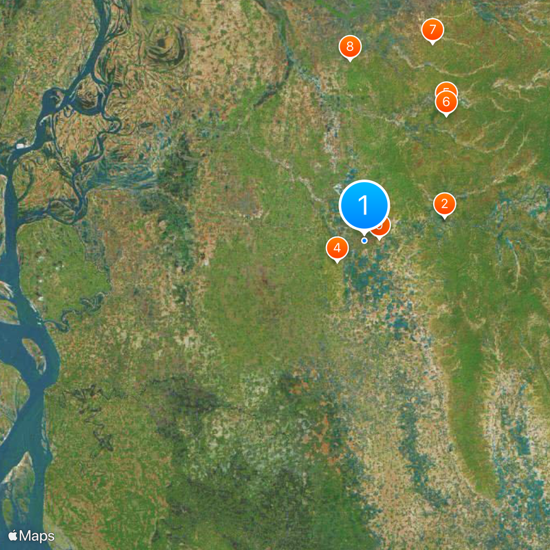 Cumilla District Map