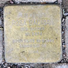 Stolperstein dedicated to Rosa Badrian