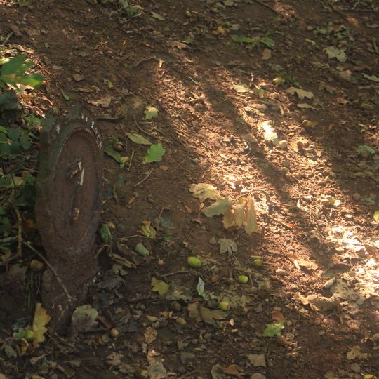 Milepost on Monmouthshire and Brecon Canal