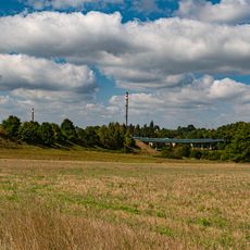 Most silnice I/11 přes Zdobnici a železniční trať ve Vamberku