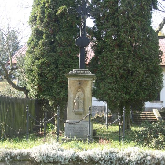 Wayside cross in Horní Teplice