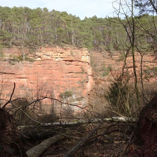 Felswände des nördlichen Odenwaldes