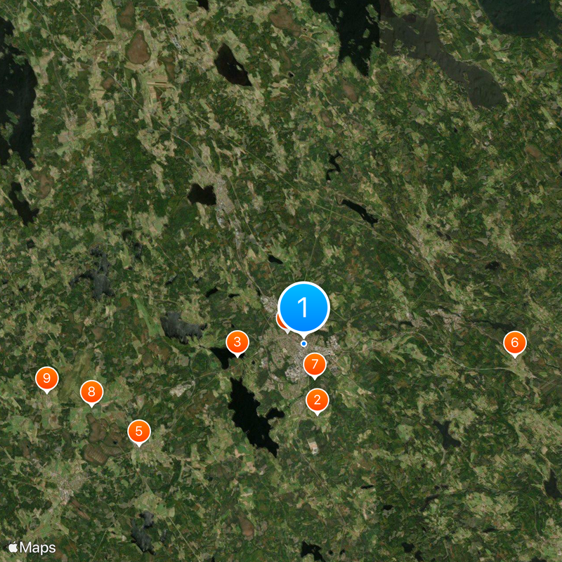 Vetlanda Map