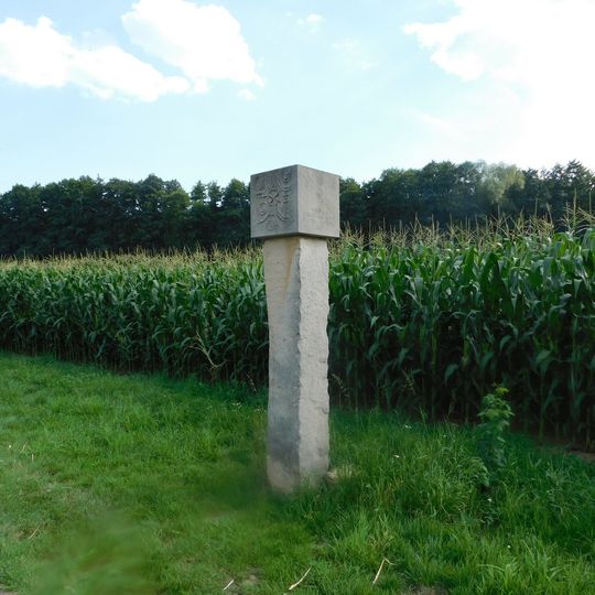 Kaplička východně od rybníku Žabinec ve Velehradě