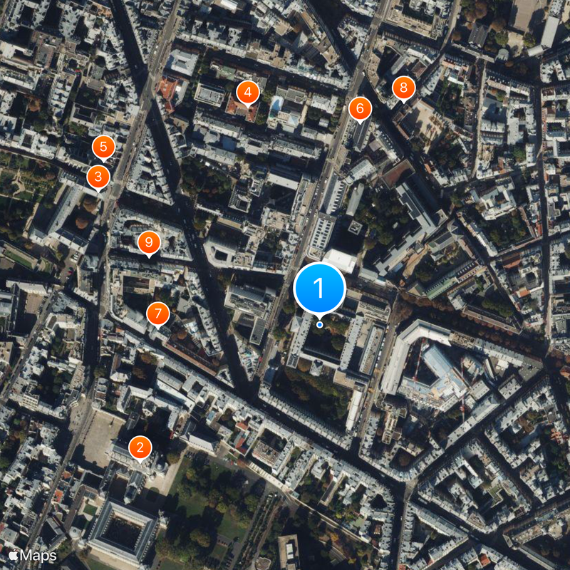 Escola Normal Superior de Paris Mapa