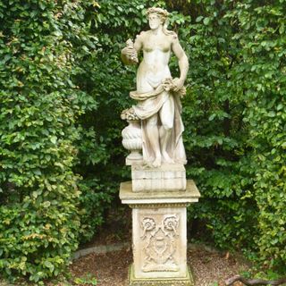 Sculpture Depicting Summer In Belvoir Castle Sculpture Garden (one Of Seven Statues)